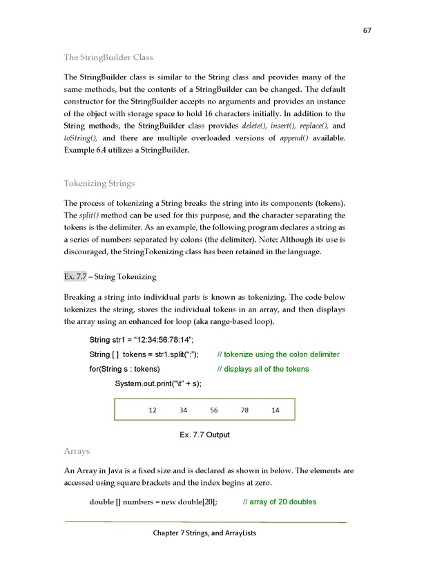 Java Programming: Basics to Advanced Concepts Advanced Programming Workshop - Page 67